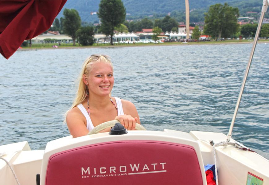 Motorbootverleih am Comer See