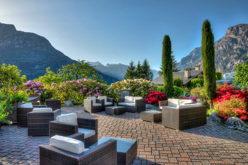 Hotel Saligari Doppelzimmer Bergblick - 1